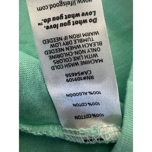 NWT Life is Good Womens XXL Hello Sunshine Watering Can Vneck Tshirt Top #5821 - Picture 11 of 12